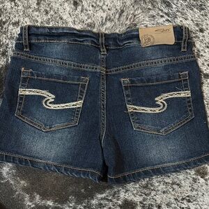 💥Silver Jean shorts💥